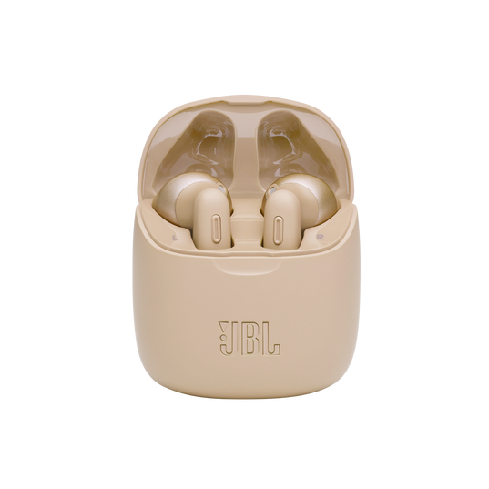JBL Tune 225TWS - Gold - True wireless earbuds - Detailshot 4
